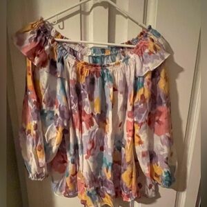 Floral Blouse Sz M
